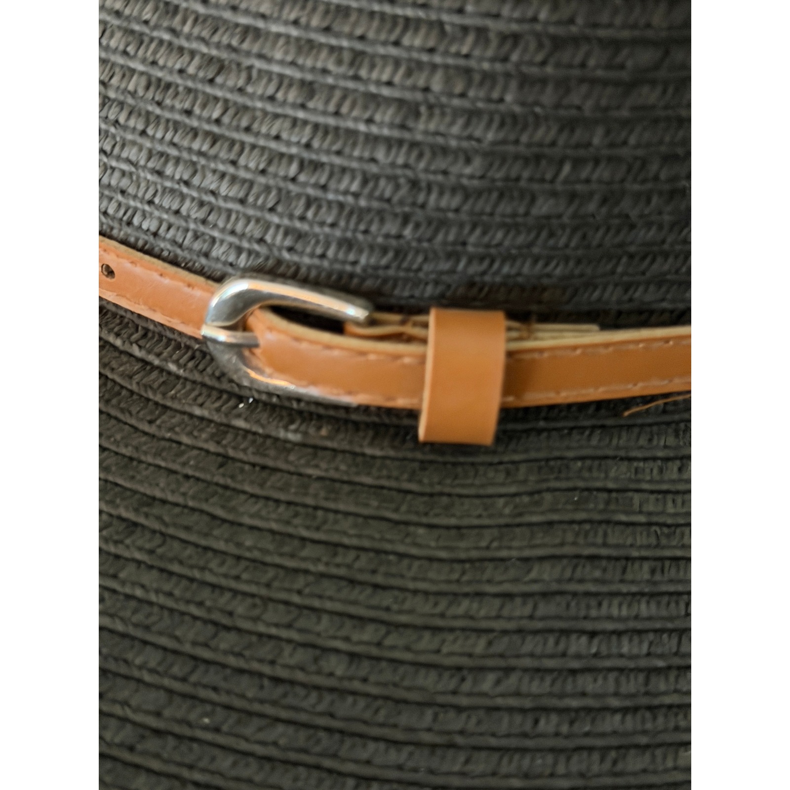 Wallaroo Hat Company Naples Black Paper Braid Fedora Sun Hat Wide Brim Upf 50 — image 7 of 8